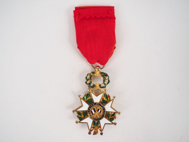 Etoile d’officier de la légion d’honneur type troisième république ver