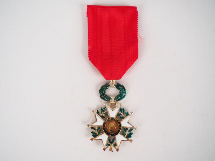 Etoile d’officier de la légion d’honneur type troisième république ave