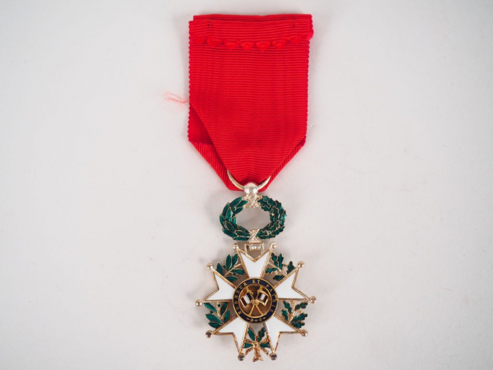 Etoile d’officier de la légion d’honneur type troisième république ave