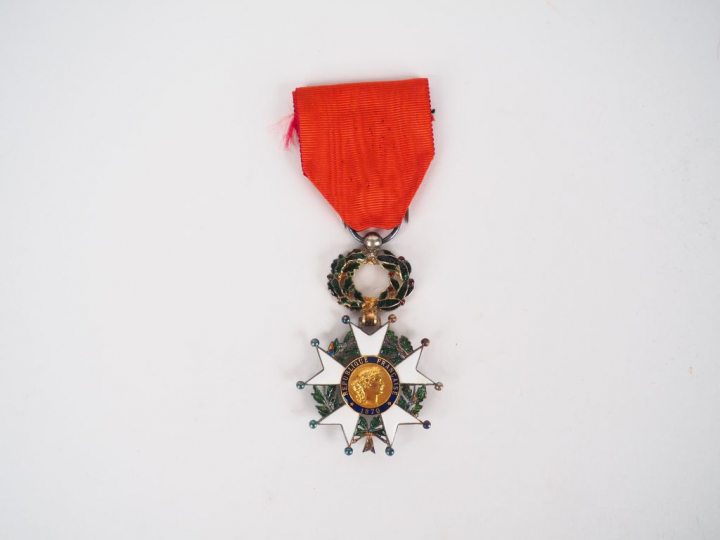 Etoile d’officier de la légion d’honneur type troisième république ver