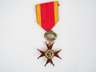 Vente aux enchères Décoration des états du Vatican, étoile de chevalier de l’ordre de st 