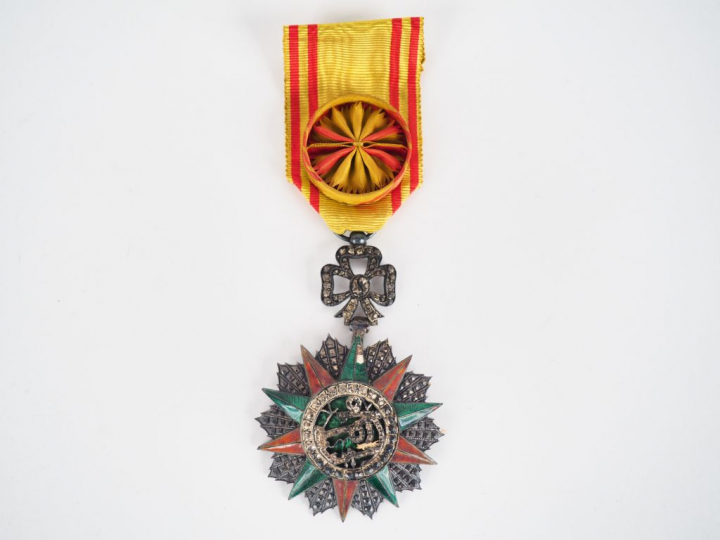 Etoile de chevalier de l’ordre du NICHAN EL IFTIKAR Epoque Mohamed el 