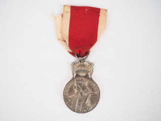 Vente aux enchères Rare médaille croate pour Oustachis (Ustaše), module rond biface argen