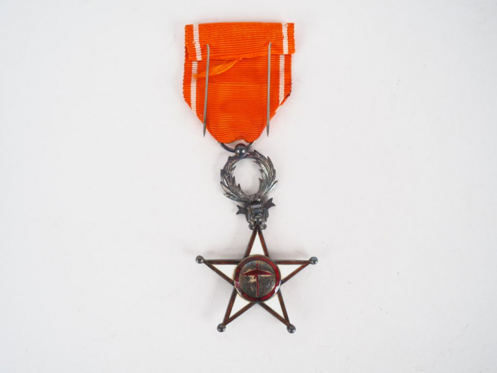 Etoile de l’ordre marocain du «OUISSAM ALAOUITE CHERIFIEN» en argent e