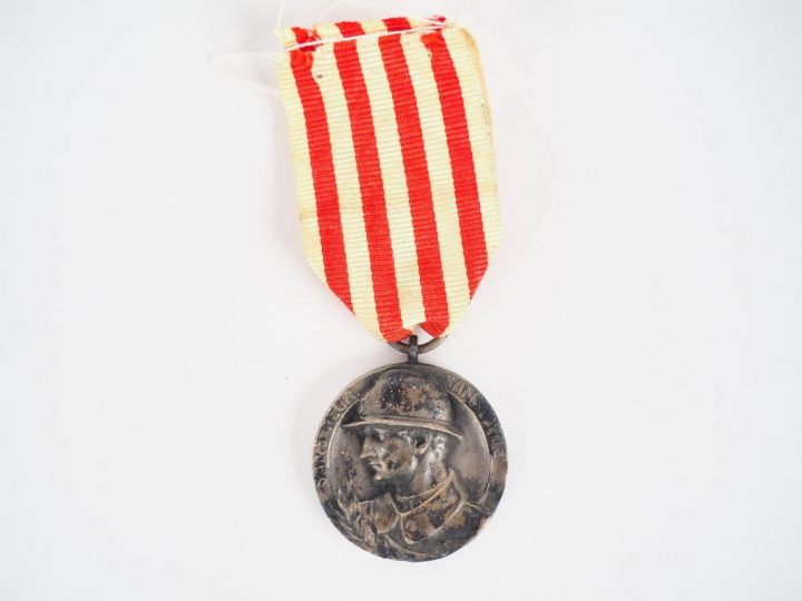 Médaille commémorative pour les volontaires catalans lors de la premiè