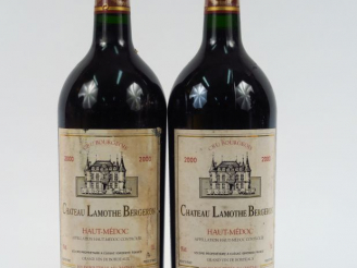 Vente aux enchères 2 MAGNUMS CHÂTEAU LAMOTHE BERGERON CB HAUT MEDOC - 2000