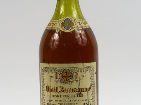 1 MAGNUM VIEIL ARMAGNAC DES R. P. CORDELIERS - CAPS CIRE AB