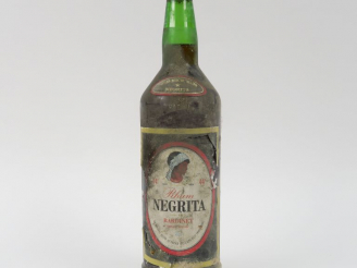 Vente aux enchères 1 VIEILLE BOUTEILLE RHUM NEGRITA 44° - BOUCHON LIEGE