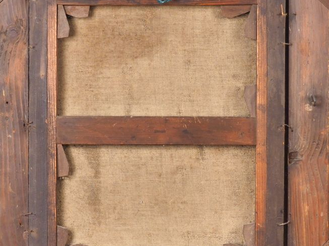 Ecole PERUVIENNE de la fin du XVIIè siècle. "Vierge de Bethléem ou Vir