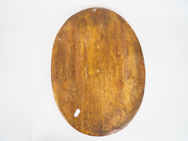 Ecole française vers 1620  "femme au collier de perles et femme casqué