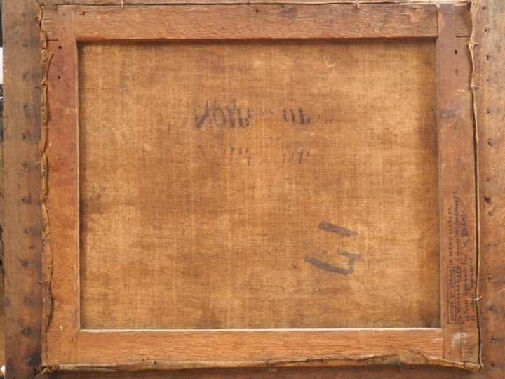 Ecole ITALIENNE vers 1700 La Madeleine et les instruments de la passio