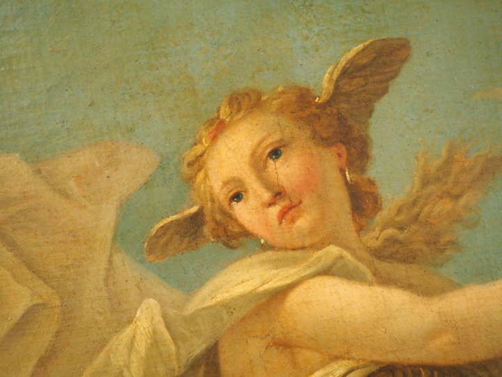 Ecole française du XVIIIè entourage de Charles Michel Ange Challes  Ur