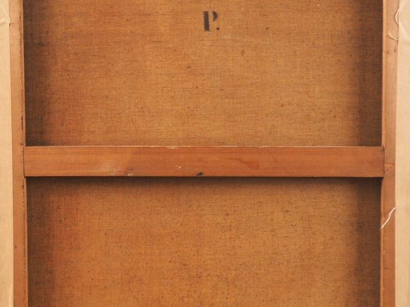 Ecole française fin XVIIIème - début XIXème. "Saint Jérôme en prière".