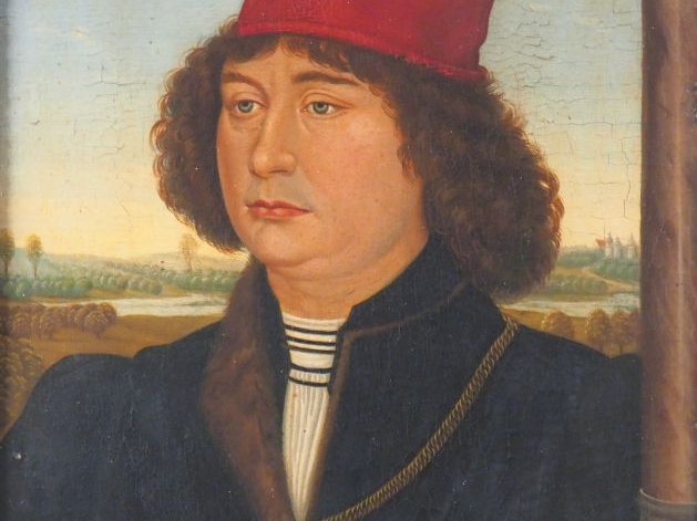 dans le gout d'Antonello da Messine "Portrait d'homme" Panneau Hauteur