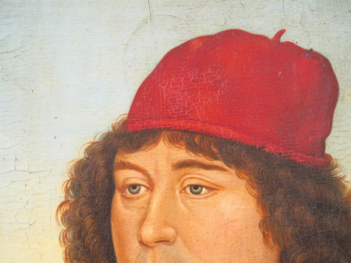 dans le gout d'Antonello da Messine "Portrait d'homme" Panneau Hauteur