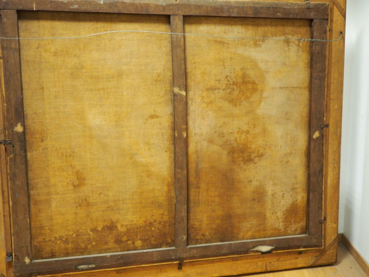 Ecole ITALIENNE du XVIIe "Diane et Acteon" Toile Hauteur : 147 cm Larg