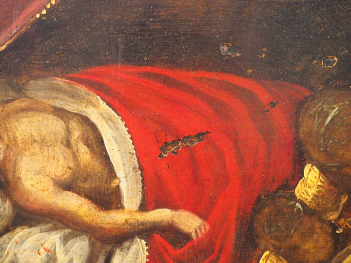 Ecole flamande vers 1620, suiveur de Frans Francken. "Judith et Holoph