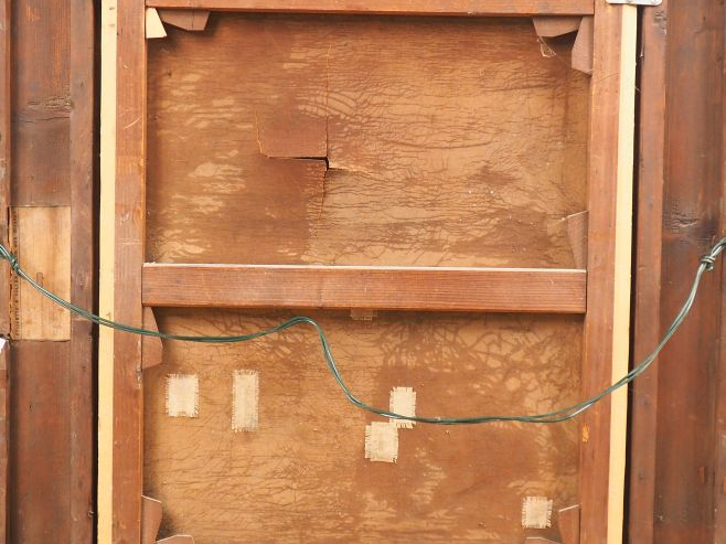 Delphine ARNOULD de COOL. "Portrait" Huile sur toile signée en haut à 