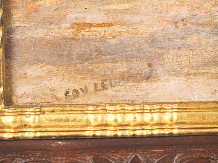 Eddy LEGRAND. "Vue de Venise". Huile sur toile, signée en bas à gauche