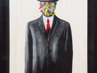 Vente aux enchères Martin WHATSON. "Son of a man". Huile sur toile, signée en bas à droit