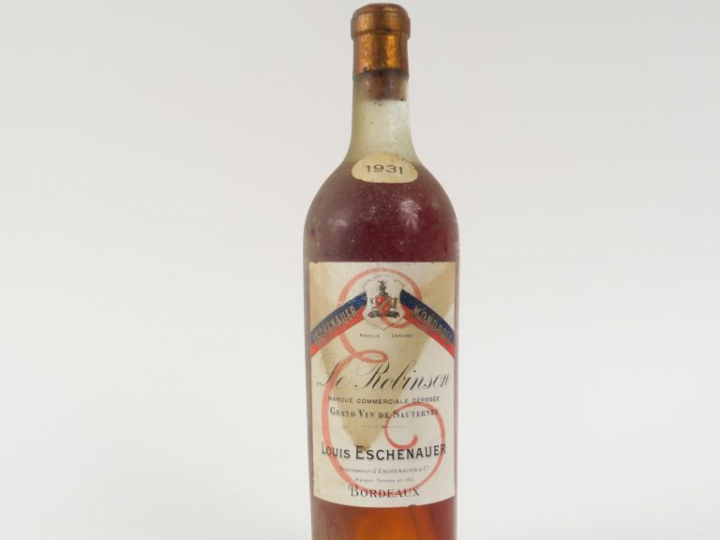1 BOUTEILLE LE ROBINSON LOUIS ESCHENAUER SAUTERNES - 1931 - LB/ELT