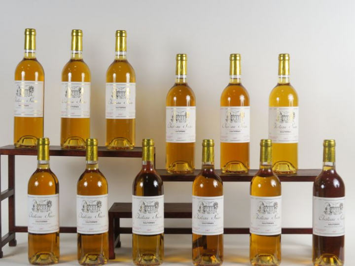 12 BOUTEILLES CHÂTEAU SUAU CC SAUTERNES - 1997 - CBO