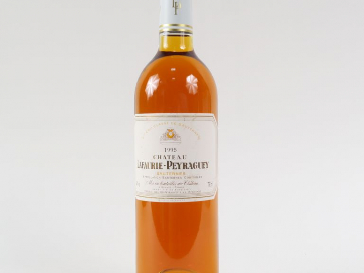 1 BOUTEILLE CHÂTEAU LAFAURIE PEYRAGUEY 1er CC SAUTERNES - 1998