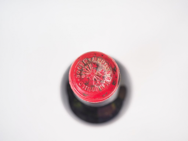 1 BOUTEILLE CHÂTEAU MOUTON ROTHSCHILD 1er GCC PAUILLAC - 1950 - MEP/EA