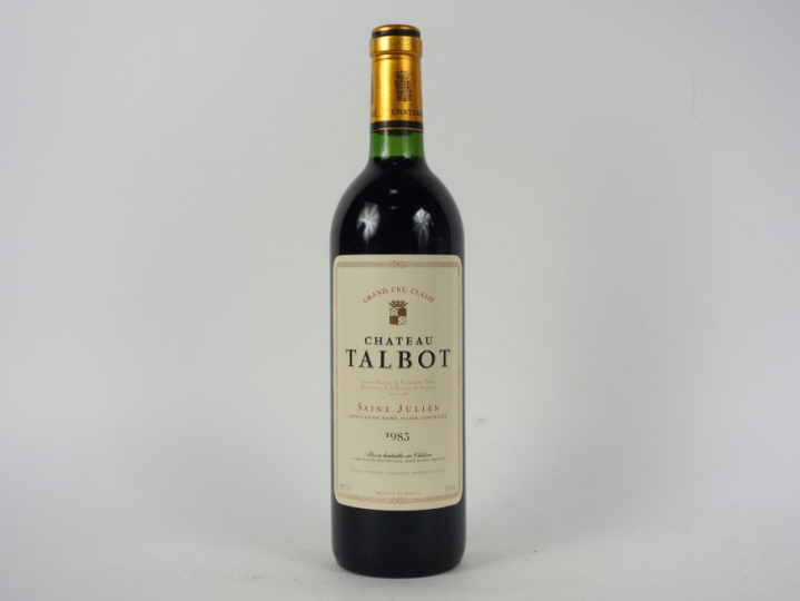 1 BOUTEILLE CHÂTEAU TALBOT GCC ST JULIEN - 1983 - BG