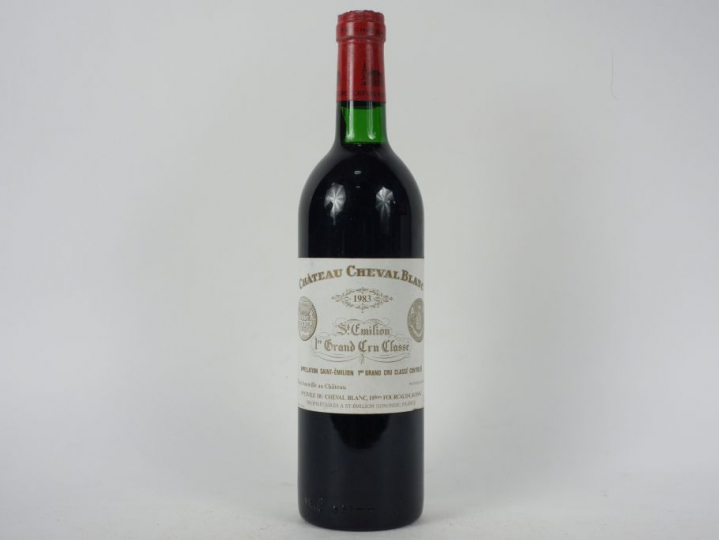 1 BOUTEILLE CHÂTEAU CHEVAL BLANC 1er GCC ST EMILION - 1983 - BG/CAPS A