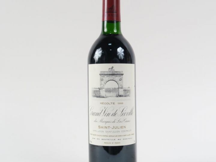 1 BOUTEILLE CHÂTEAU LÉOVILLE LAS CASES GCC ST JULIEN - 1988 - BG