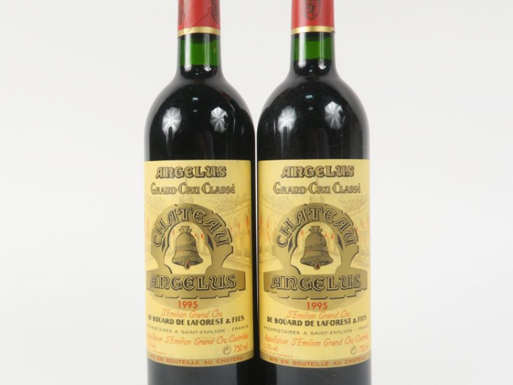2 BOUTEILLES CHÂTEAU L'ANGELUS GCC ST EMILION - 1995