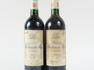Vente aux enchères 2 BOUTEILLES CHÂTEAU ROLLAN DE BY CB HAUT MEDOC - 1997 - ET