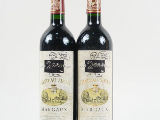 Vente aux enchères 2 BOUTEILLES CHÂTEAU SIRAN MARGAUX - 2000