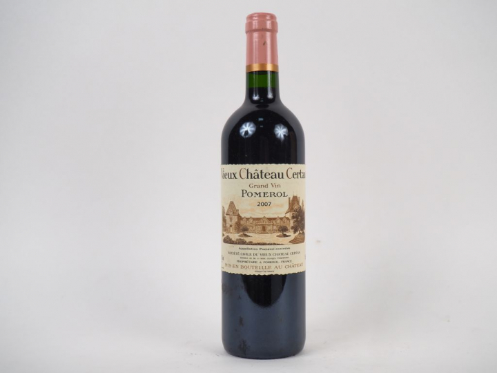 1 BOUTEILLE VIEUX CHÂTEAU CERTAN POMEROL - 2007