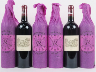 Vente aux enchères 6 BOUTEILLES CHÂTEAU LAFITE ROTHSCHILD 1er GCC PAUILLAC - 2009 - CBO x