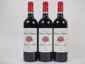 Vente aux enchères 3 BOUTEILLES CHÂTEAU POUJEAUX MOULIS - 2014