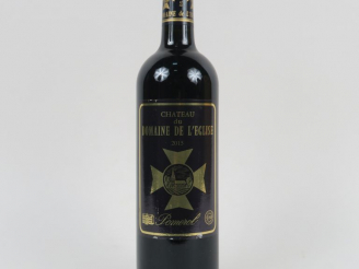 Vente aux enchères 1 BOUTEILLE CHÂTEAU DU DOMAINE DE L'ÉGLISE POMEROL - 2015