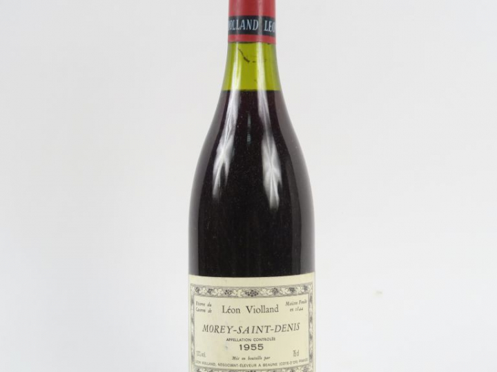 1 BOUTEILLE MOREY SAINT DENIS LÉON VIOLLAND - 1955 - 3 CM