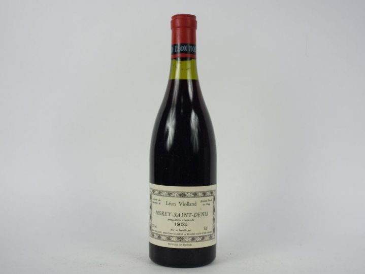 1 BOUTEILLE MOREY SAINT DENIS LÉON VIOLLAND - 1955 - 2 CM