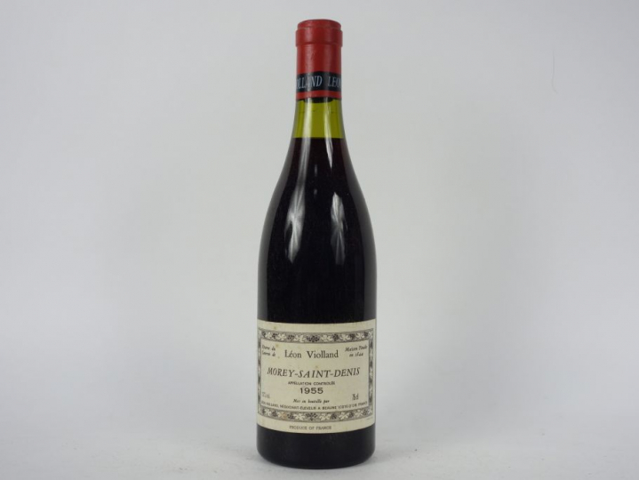 1 BOUTEILLE MOREY SAINT DENIS LÉON VIOLLAND - 1955 - 2 CM