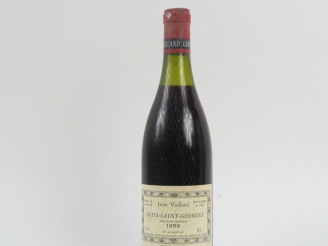 Vente aux enchères 1 BOUTEILLE NUITS SAINT GEORGES LÉON VIOLLAND - 1959 - 3,5 CM