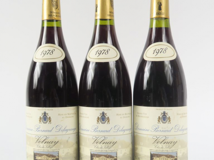 3 BOUTEILLES VOLNAY 'CLOS DU VILLAGE' DOMAINE BERNARD DELAGRANGE - 197