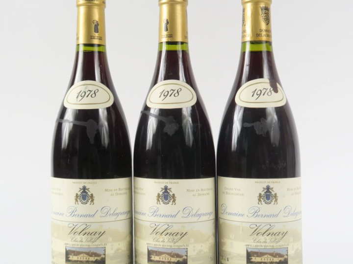 3 BOUTEILLES VOLNAY 'CLOS DU VILLAGE' DOMAINE BERNARD DELAGRANGE - 197