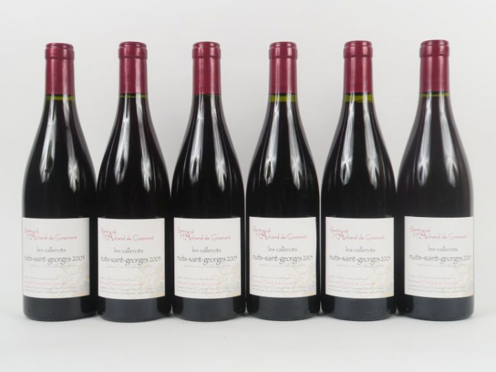 6 BOUTEILLES NUITS SAINT GEORGES 'LES VALLEROTS' BERTRAND MACHARD DE G
