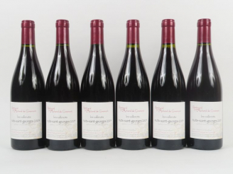 Vente aux enchères 6 BOUTEILLES NUITS SAINT GEORGES 'LES VALLEROTS' BERTRAND MACHARD DE G