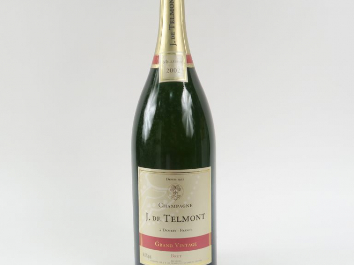 1 JEROBOAM (3 L) CHAMPAGNE J. de TELMONT - 2002 - COFFRET
