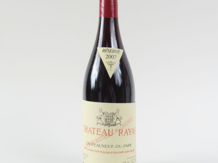 1 BOUTEILLE CHÂTEAUNEUF DU PAPE CHÂTEAU RAYAS - 2007