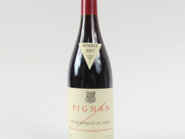 1 BOUTEILLE CHÂTEAUNEUF DU PAPE PIGNAN - 2007