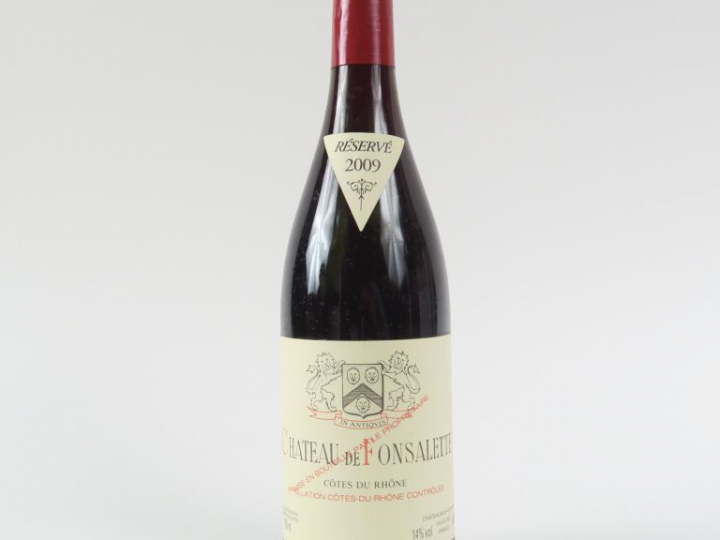 1 BOUTEILLE CÔTES DU RHÔNE CHÂTEAU DE FONSALETTE - 2009